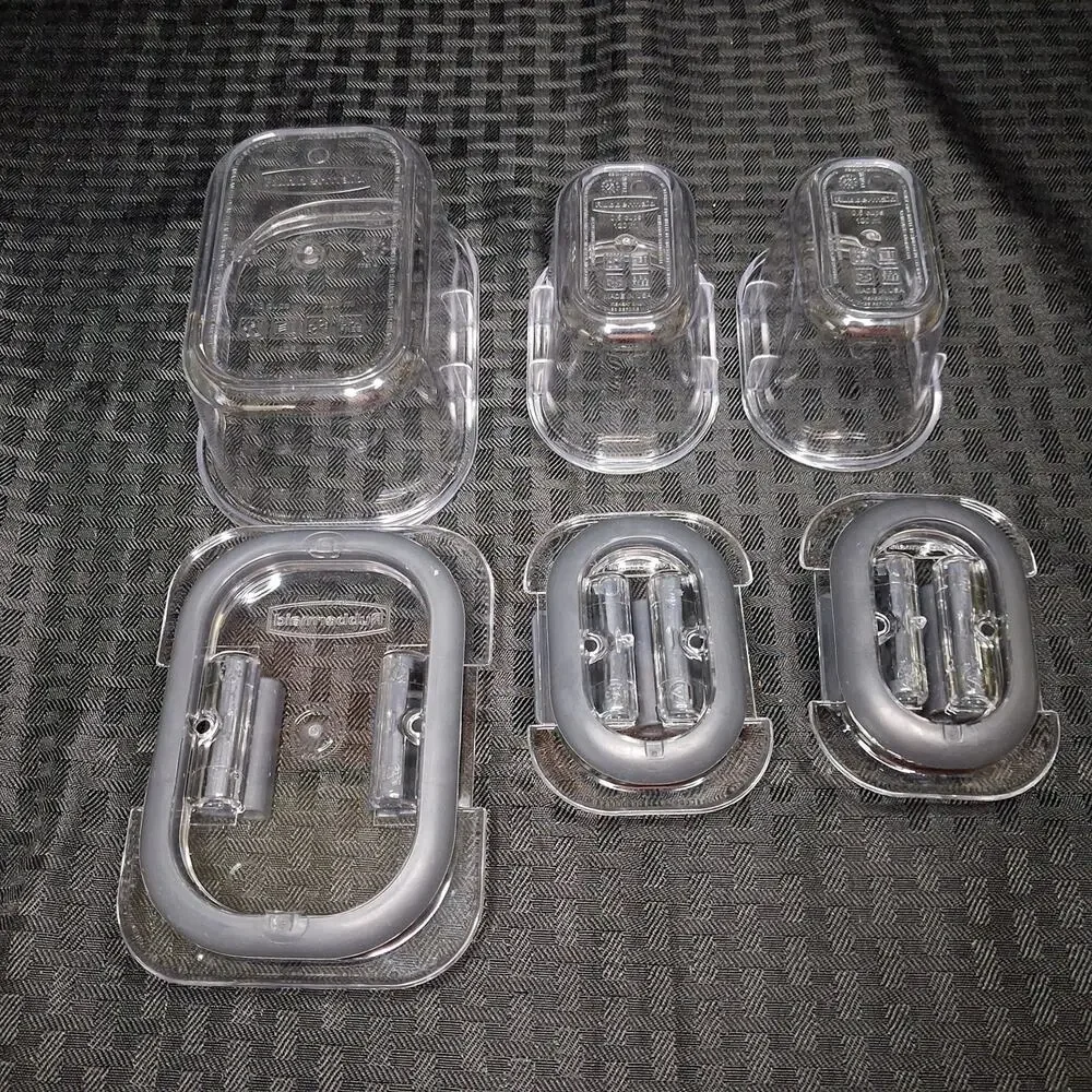 Rubbermaid Brilliance Food Storage Containers 2 x 0.5 Cup 1 x 1.3 Cups w/ Lids